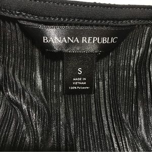 Banana Republic Black Peplum Dressy Blouse Size Small